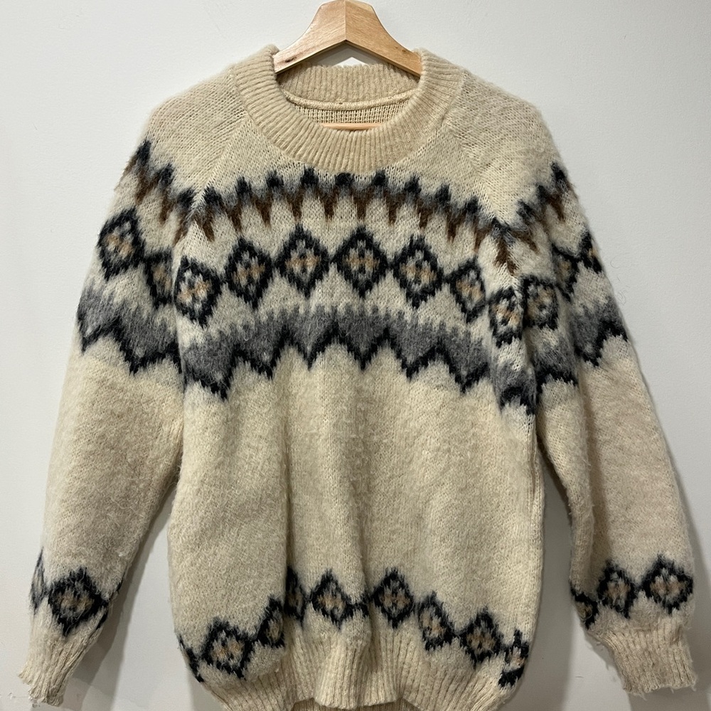Beautiful Vintage Wool FairIsle Sweater